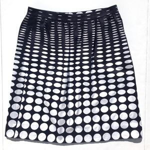 4/$20 J Crew A-Line Polka Dot Skirt w/Pockets Sz 8